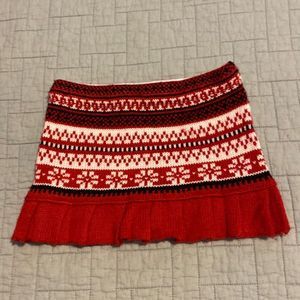 Jessica Simpson Little Girl’s Size 3T Knit Sweater Tundra Skirt Winter Snowflake
